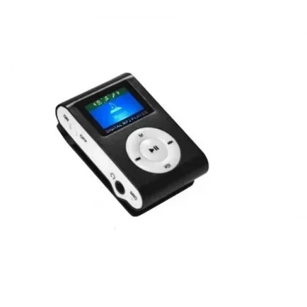 MP3 με LCD και Ακουστικά SETTY, σε μαύρο χρώμα