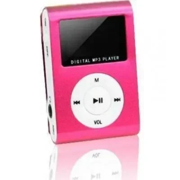 MP3 με LCD και Ακουστικά SETTY, σε φούξια χρώμα