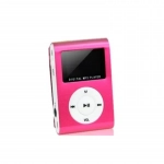 MP3 με LCD και Ακουστικά SETTY, σε φούξια χρώμα