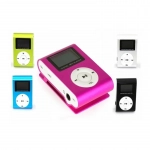 MP3 με LCD και Ακουστικά SETTY, σε φούξια χρώμα