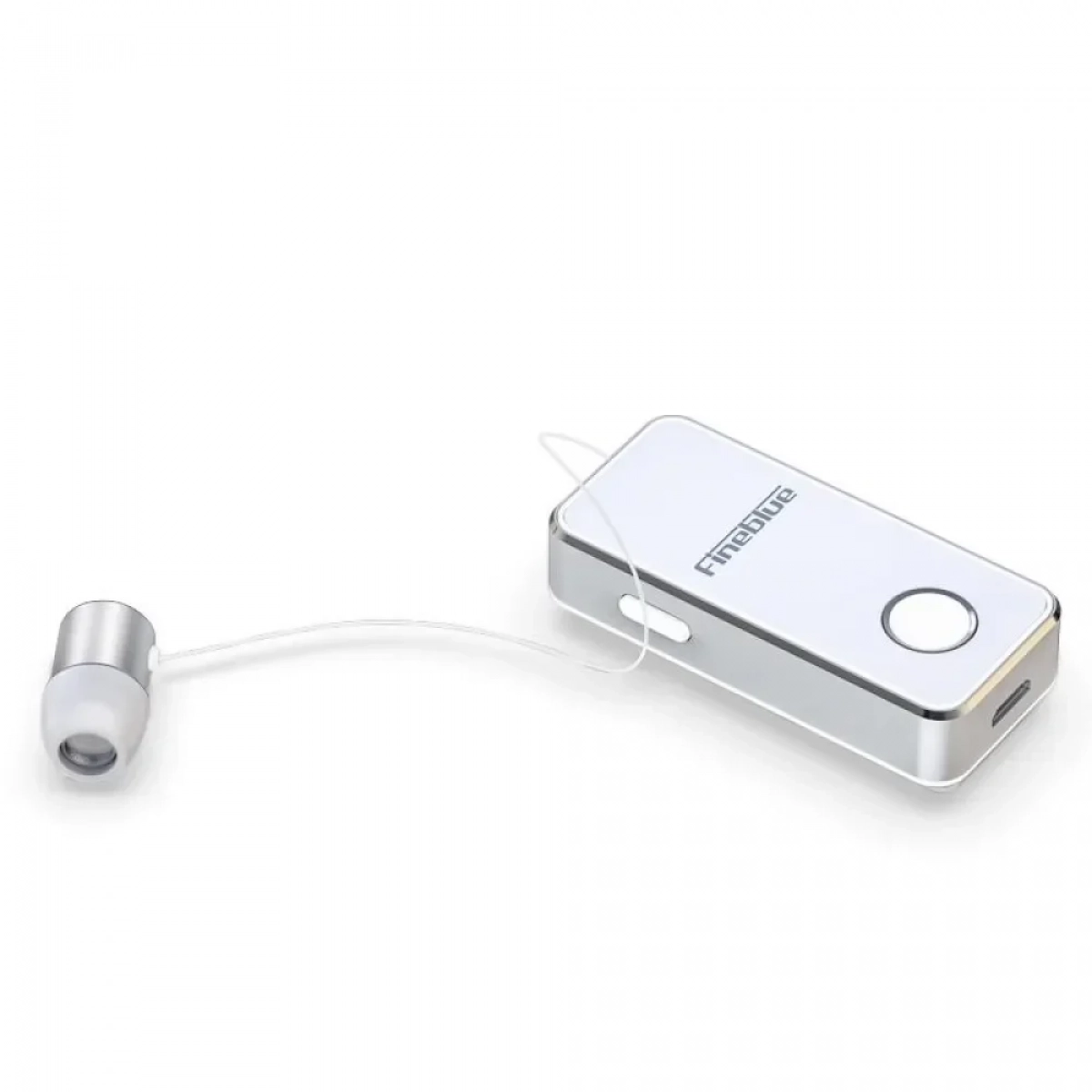 Bluetooth FineBlue F2 Pro με δόνηση και για 2 συσκευές, σε λευκό χρώμα