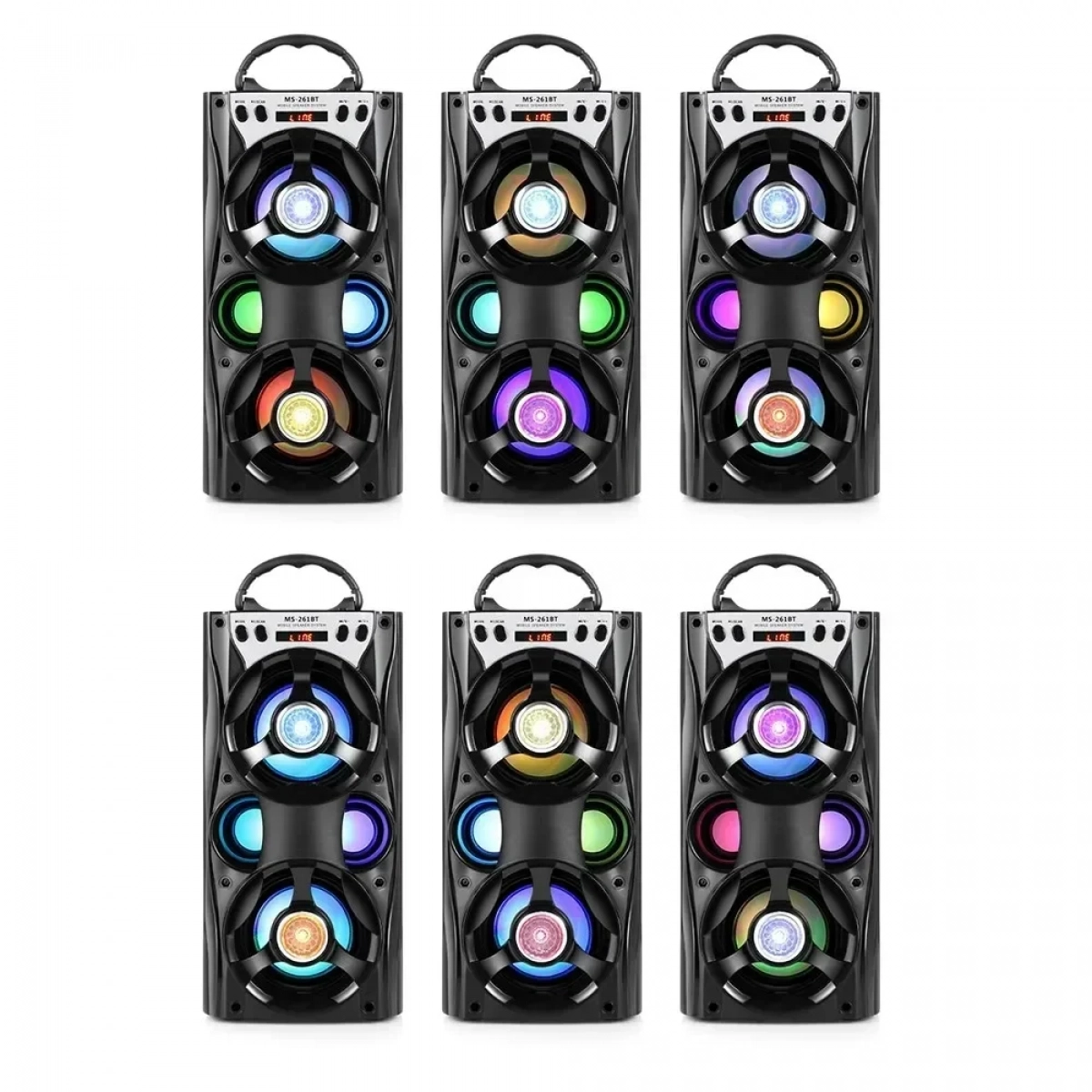Φορητό Ηχείο Bluetooth Με Φωτάκια LED: Redmaine MS-261BT