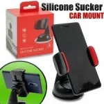 Βάση Κινητού Universal/ Phone Mount Silicone Sucker 360° Holder, σε μαύρο/κόκκινο χρώμα