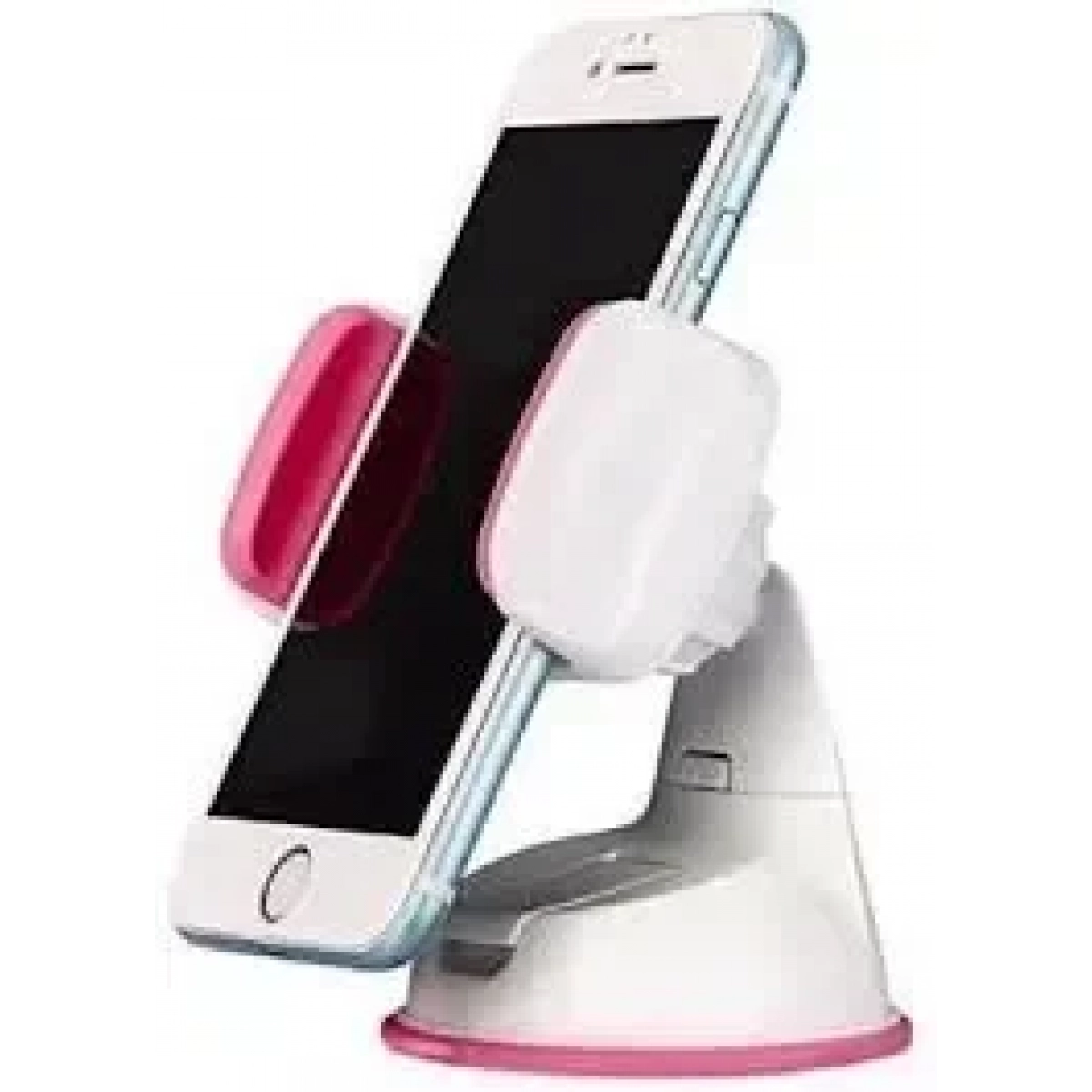 Βάση Κινητού Universal/ Phone Mount Silicone Sucker 360° Holder, σε λευκό/κόκκινο χρώμα