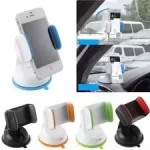 Βάση Κινητού Universal/ Phone Mount Silicone Sucker 360° Holder, σε λευκό/κίτρινο χρώμα