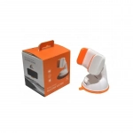 Βάση Κινητού Universal/ Phone Mount Silicone Sucker 360° Holder, σε λευκό/πορτοκαλί χρώμα