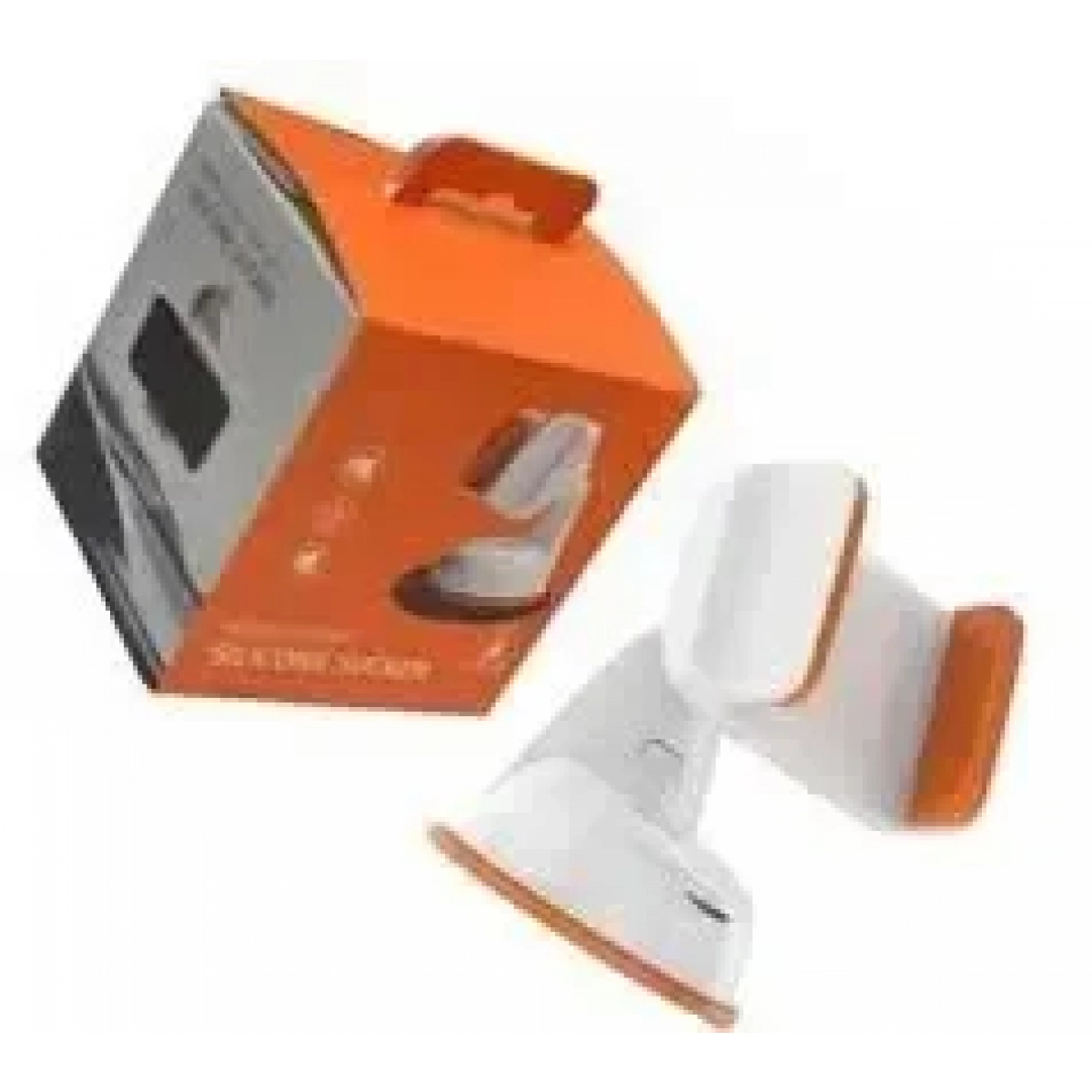 Βάση Κινητού Universal/ Phone Mount Silicone Sucker 360° Holder, σε λευκό/πορτοκαλί χρώμα