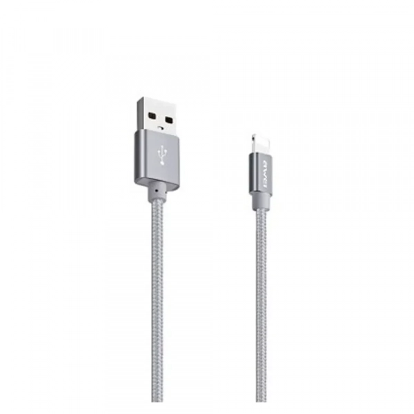 Καλώδιο AWEI CL-988 Usb A to Lightning, σε ασημί χρώμα