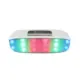 Bluetooth Επαναφορτιζόμενο Φορητό Ηχείο Με Led – New Rixing – OEM NR-2014, σε γκρι χρώμα