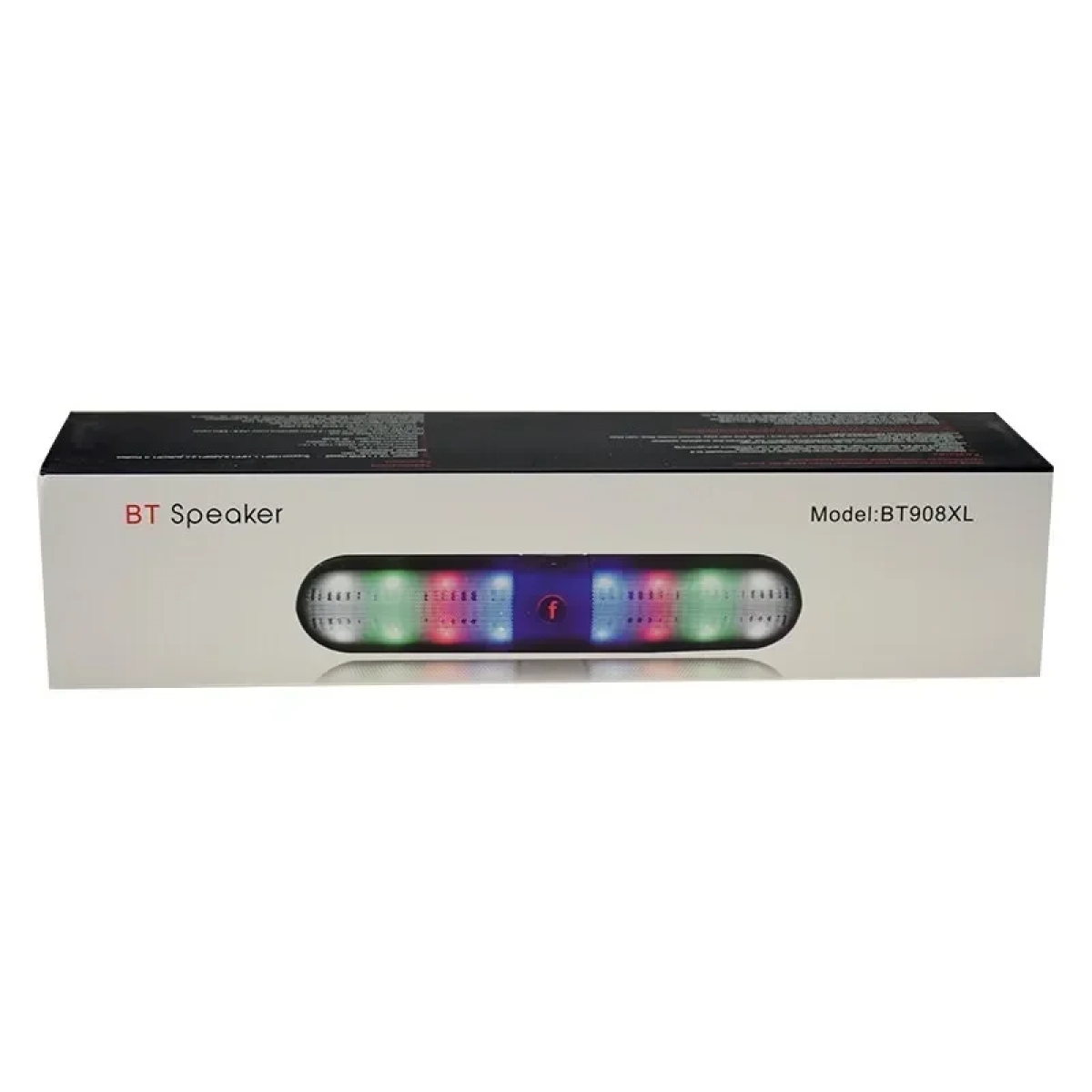 Mini Φορητό Bluetooth Ηχείο USB/SD/AUX FM Radio Multimedia Player BT908 LED, σε μπλε χρώμα