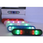 Mini Φορητό Bluetooth Ηχείο USB/SD/AUX FM Radio Multimedia Player BT908 LED, σε μπλε χρώμα