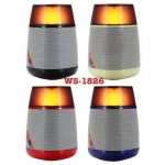 WSTER Bluetooth Speaker με Φως WS-1826, σε λευκό χρώμα