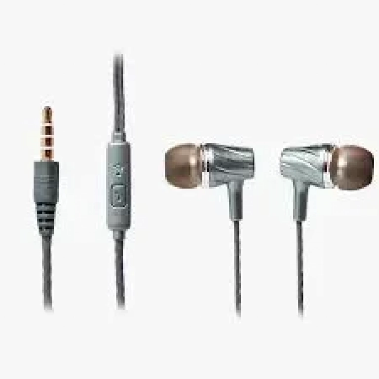 Elmcoei EV-128 Ακουστικά Handsfree, σε ασημί χρώμα