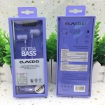 Ενσύρματα ακουστικά Handsfree - Extra Bass - EV110, σε μωβ χρώμα