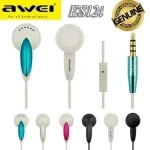 Ακουστικά Headset για Awei ES12i, σε γαλάζιο χρώμα