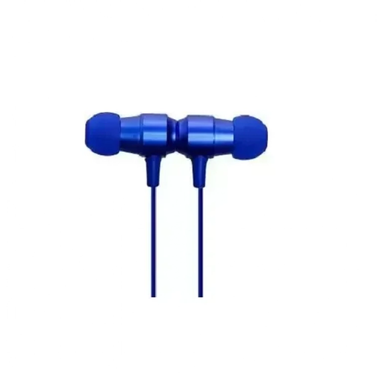 Hands-Free Μαγνητικά Ακουστικά Elmcoei E12 In-Ear Metal Magnet Earphone, σε μπλε χρώμα
