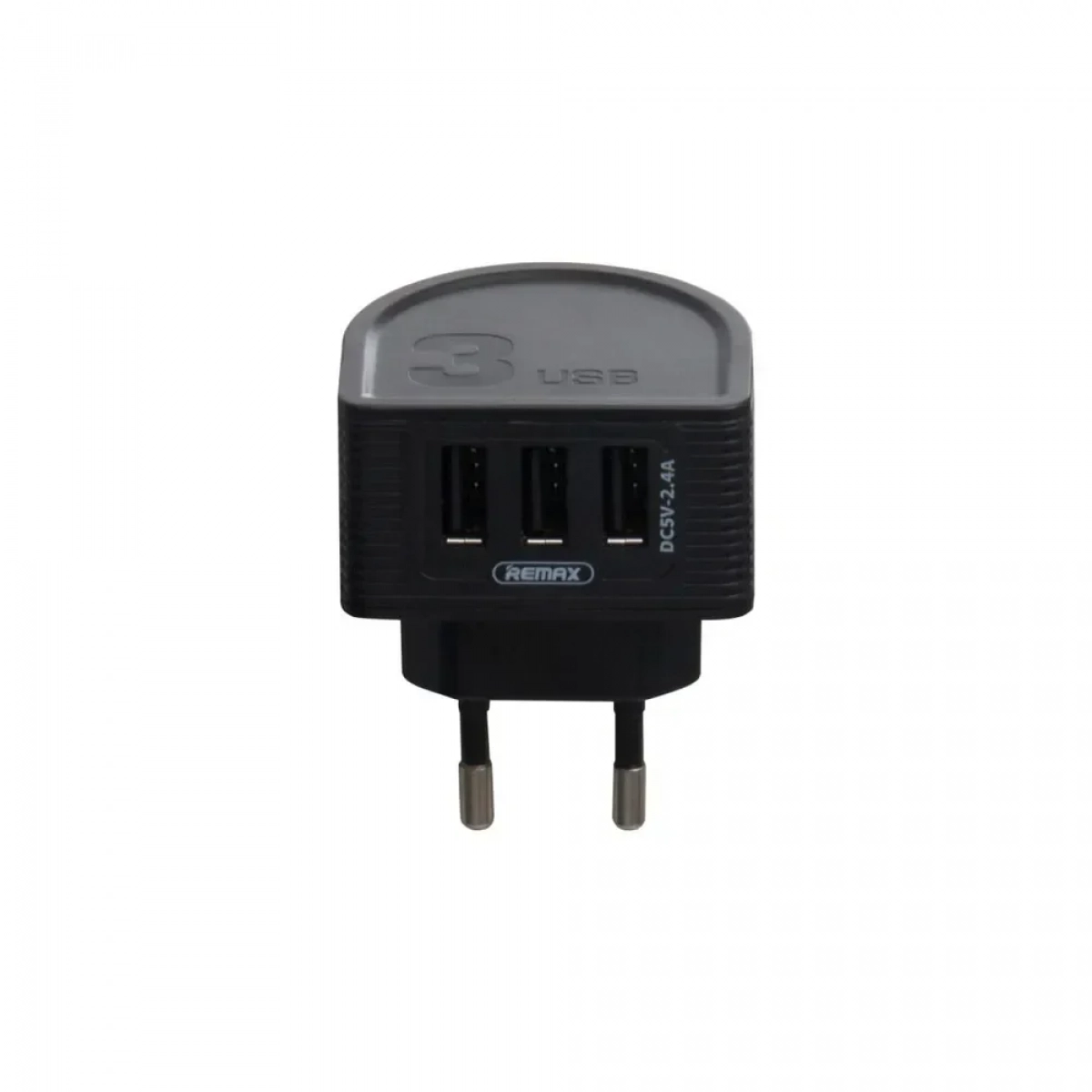 Remax (RP-U32) Φορτιστής Kooker Series Με 3 Θύρες USB 2.4A, σε μαύρο χρώμα