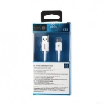 QIHANG C38 Καλώδιο Ταχείας Φόρτισης και Δεδομένων USB σε Micro USB 1m 3.1A, σε λευκό χρώμα