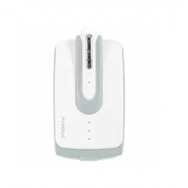 Ακουστικό Bluetooth Και Power Bank 5.200mAh 2 Σε 1 - AIYOVI BT-02A, σε γκρι χρώμα
