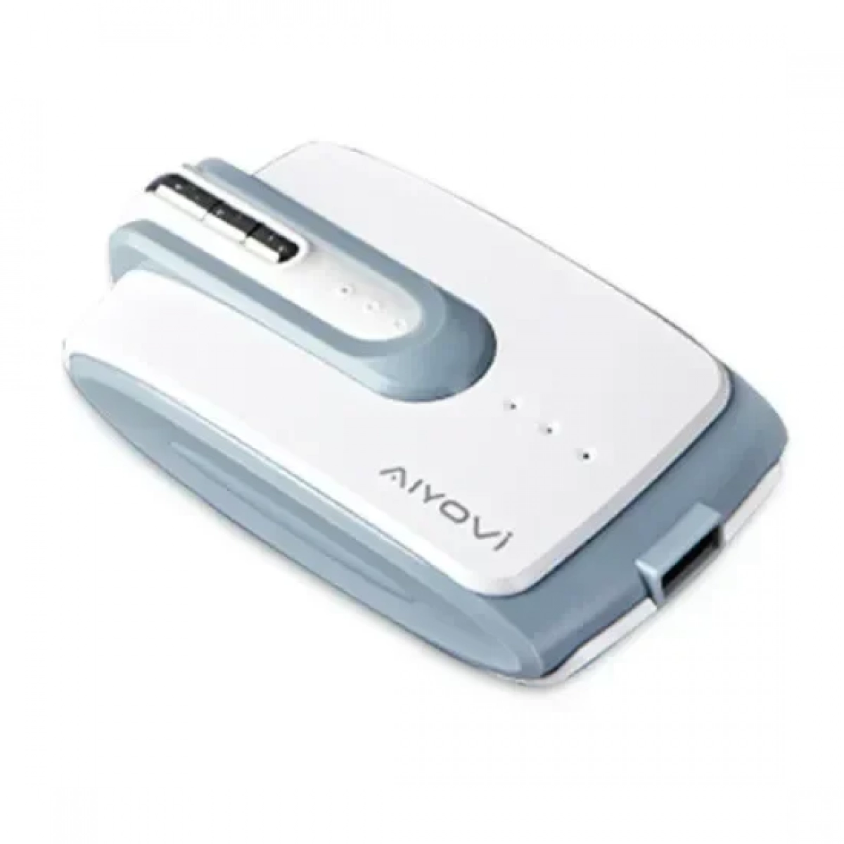 Ακουστικό Bluetooth Και Power Bank 5.200mAh 2 Σε 1 - AIYOVI BT-02A, σε γκρι χρώμα