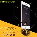 Ασύρματο ακουστικό Bluetooth Fineblue FL-C7 με μικρόφωνο, σε μαύρο/χρυσό χρώμα - Image 3