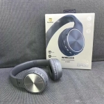 Ακουστικά Wireless Bluetooth Headset Subwoofer Stereo P802, σε γκρι χρώμα