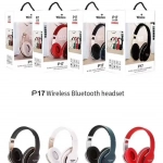 Wireless Bluetooth Headset Subwoofer Stereo P17, σε πράσινο χρώμα