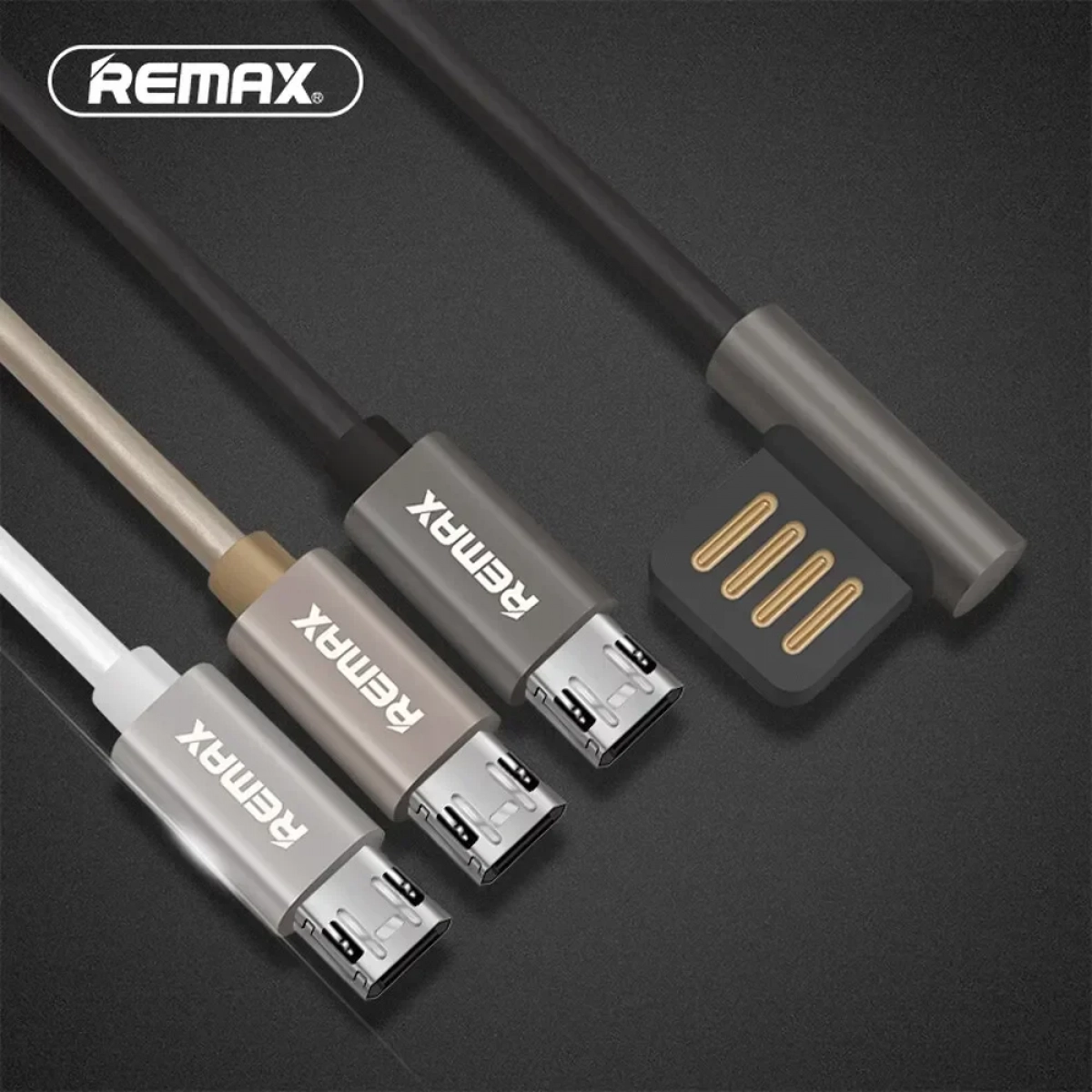 Καλώδιο φόρτισης USB Micro 1m Emperor RC-054m REMAX, σε μαύρο χρώμα