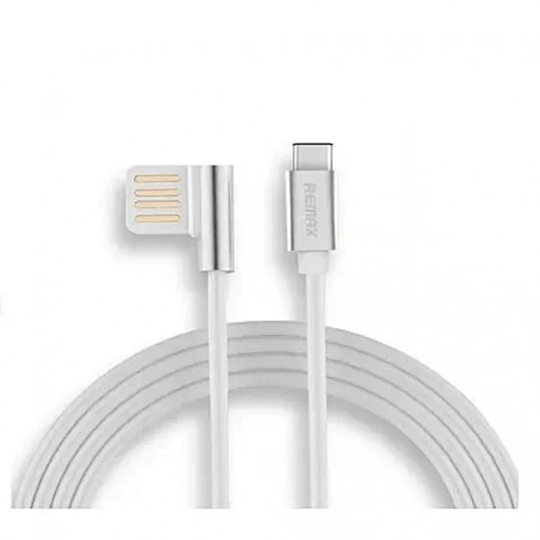 Καλώδιο Φόρτισης Remax Type-C 1m Emperor RC-054a, σε ασημί χρώμα