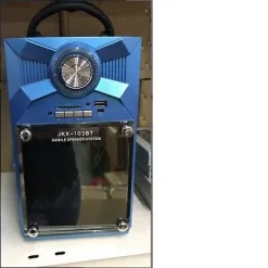 Ηχείο Bluetooth JKX-103BT Με Usb, Radio, MP3, SD Card, σε μπλε χρώμα