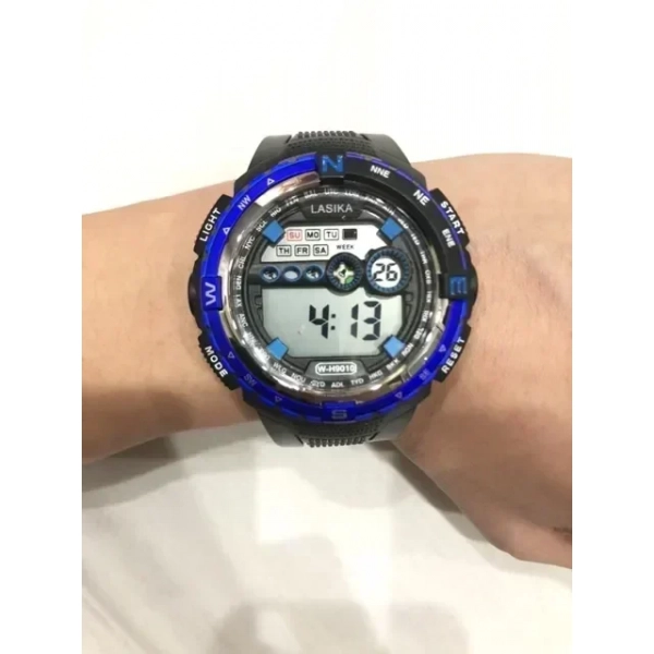 Παιδικό Ψηφιακό ρολόι χειρός – Lasika – W-H9010, σε μπλε χρώμα