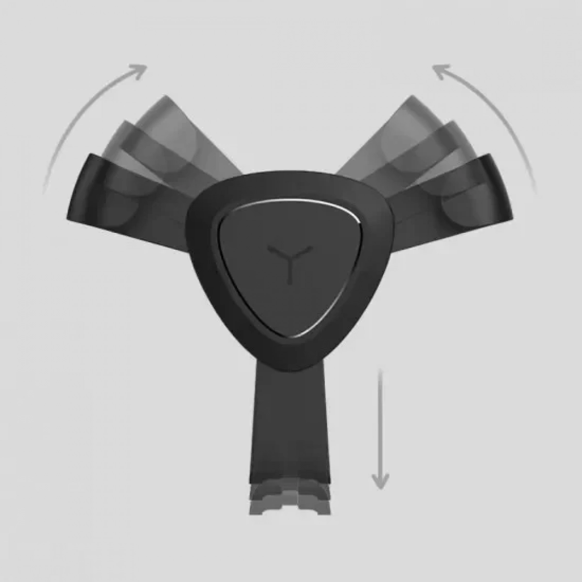 Iron Claw Universal Βάση για κινητά 4 έως 6 ιντσών για Αεραγωγό Αυτοκινήτου, σε μαύρο χρώμα