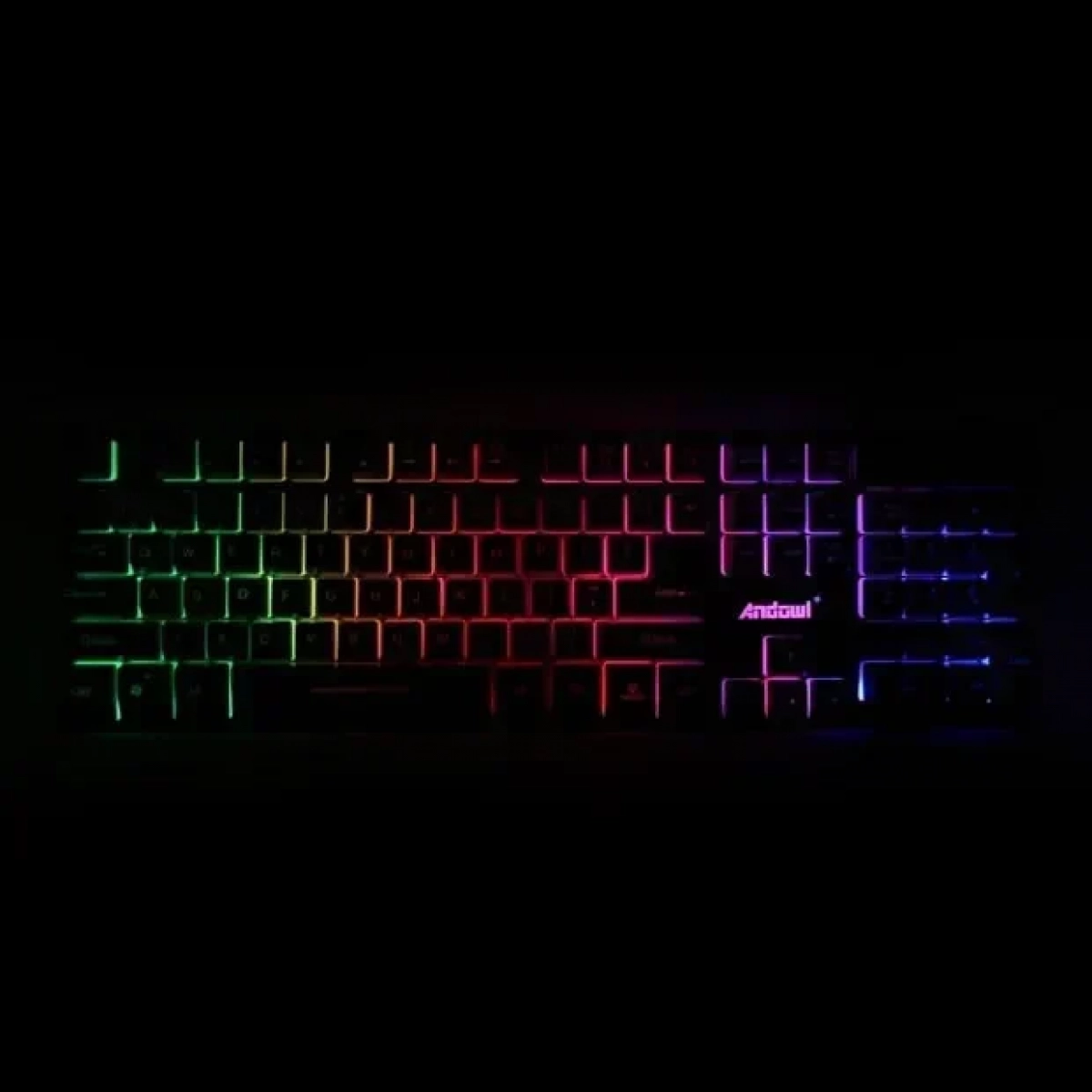Πληκτρολόγιο Gaming USB με Οπίσθιο Φωτισμό Andowl Q-801