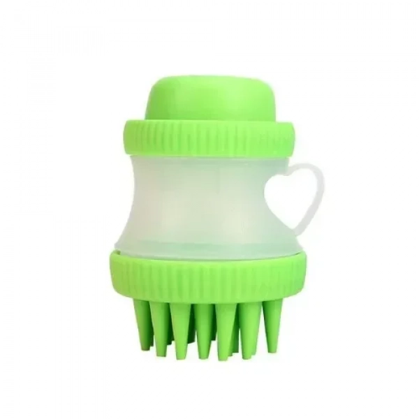 Βούρτσα Σιλικόνης Καθαρισμού Σκύλων – DOG WASHER CLEANING DEVICE σε πράσινο χρώμα