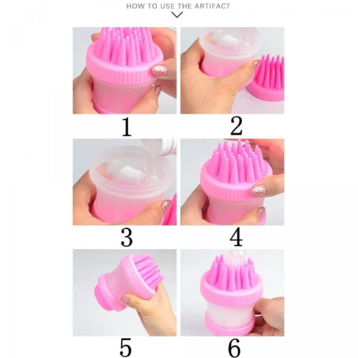 Βούρτσα Σιλικόνης Καθαρισμού Σκύλων – DOG WASHER CLEANING DEVICE