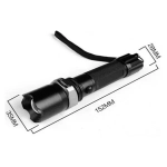 Επαναφορτιζόμενος Φακός SWAT LED CREE 3W ZOOM - Tactical Police