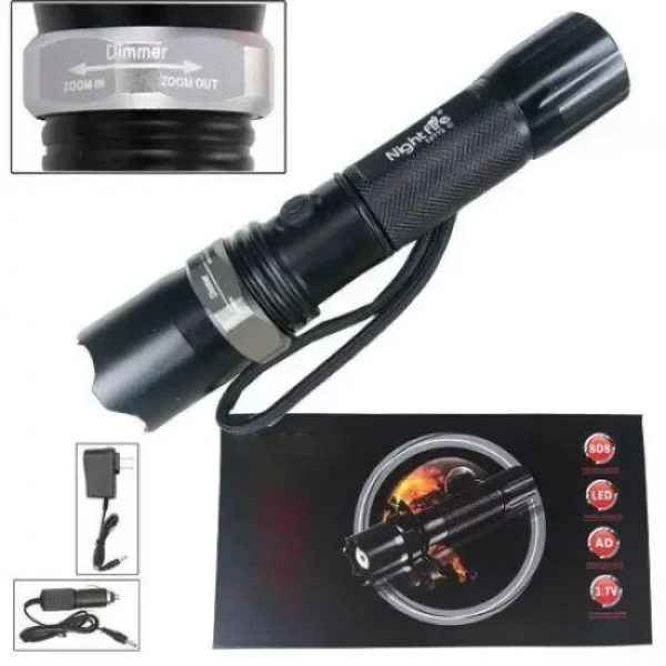 Επαναφορτιζόμενος Φακός SWAT FLASHLIGHT 50W LED ΟΕΜ FA-70099