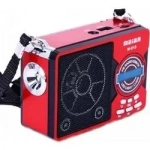 Φορητό USB/SD Mp3 Player Multimedia Speaker, FM Radio & Φακός LED MEIER M-U13L, σε κόκκινο χρωμα