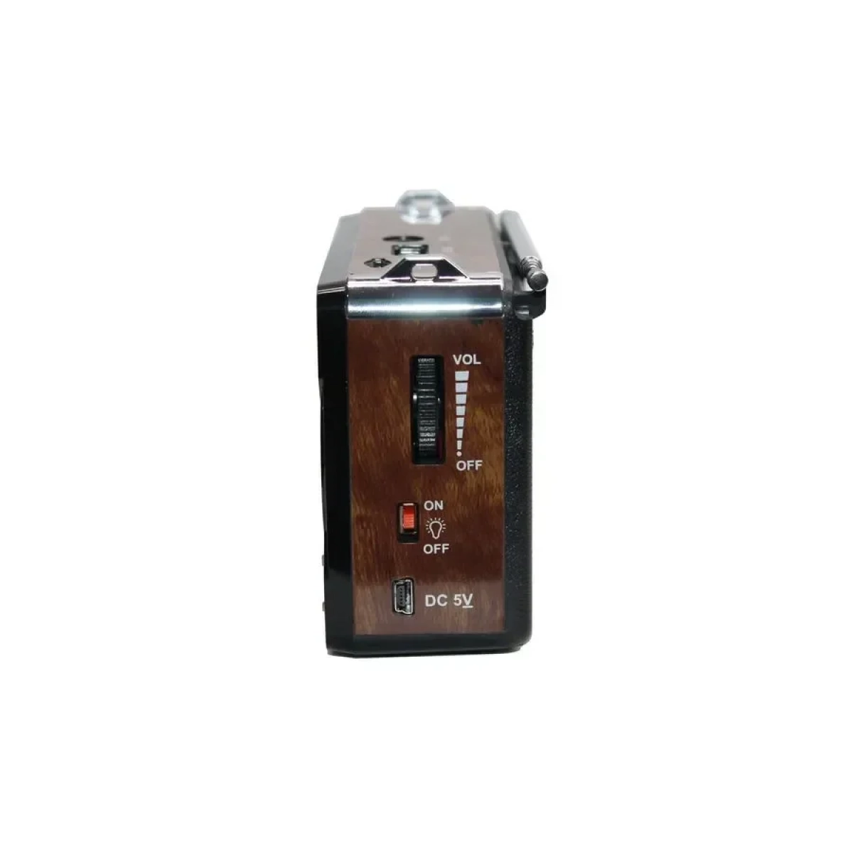 Φορητό USB/SD Mp3 Player Multimedia Speaker, FM Radio & Φακός LED MEIER M-U13L, σε καφέ χρωμα