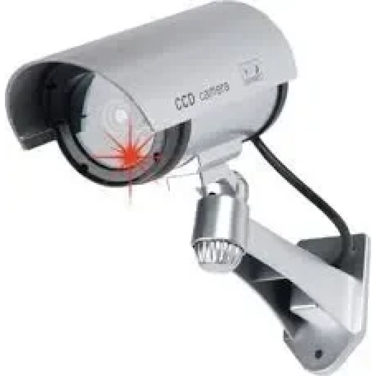 Dummy IR LED Camera (Ομοίωμα κάμερας ) 07963 GRUNDIG, σε ασημί χρωμα