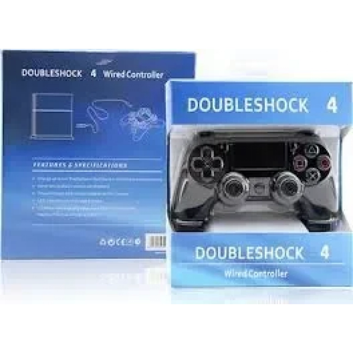 Χειριστήριο ενσύρματο Doubleshock 4 Controller P4-310, σε μαύρο χρωμα