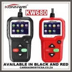 Ψηφιακό διαγνωστικό αυτοκινήτων OBDII/EOBD Konnwei KW680, σε μαύρο χρώμα