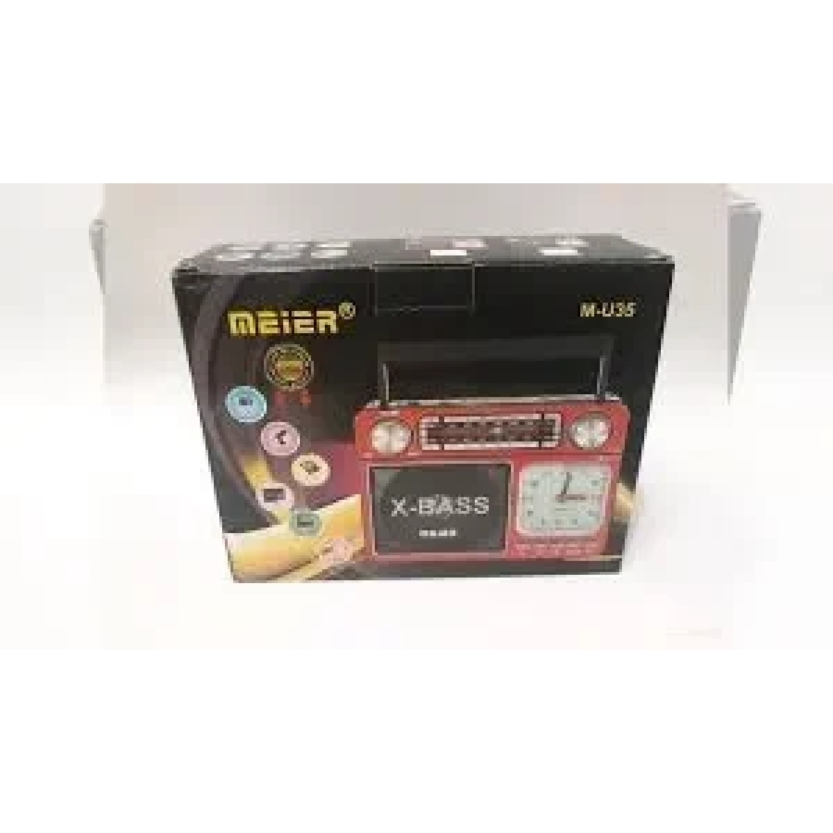 Ραδιόφωνο meier M-U35 microSD USB FM, σε κόκκινο χρώμα - Image 2