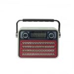 Ηχείο Bluetooth Meier M-182BT, σε κόκκινο χρώμα