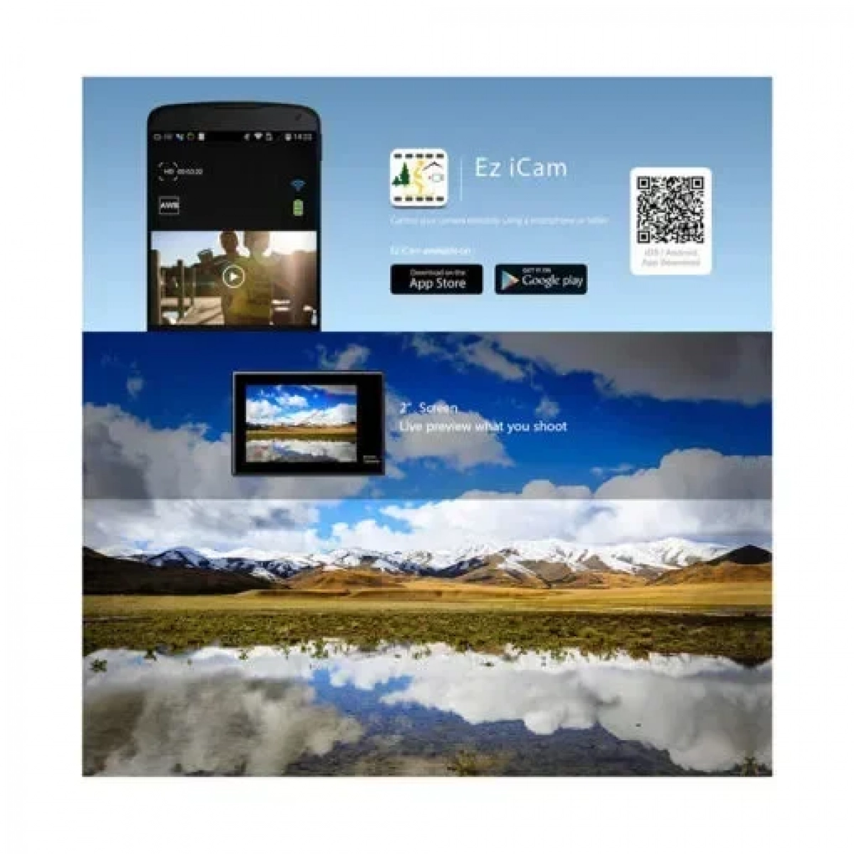 Action Κάμερα Ultra HD 4K WiFi Waterproof H9 – OEM TP-CM-H9