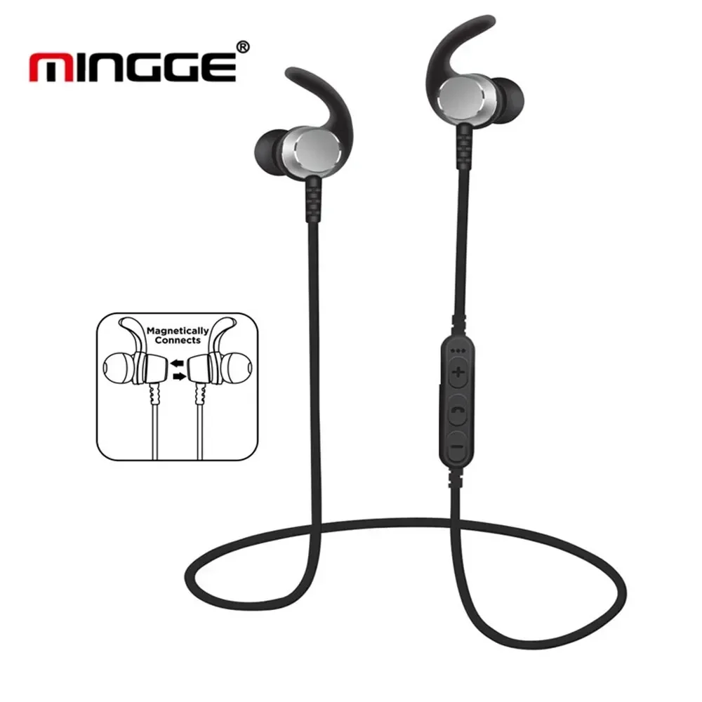 Ακουστικά Handsfree Bluetooth 4.2 Με Καλώδιο Συχνότητας:20Hz - 20Khz, Ms - T3 - Cb, Σε Γκρι Χρώμα