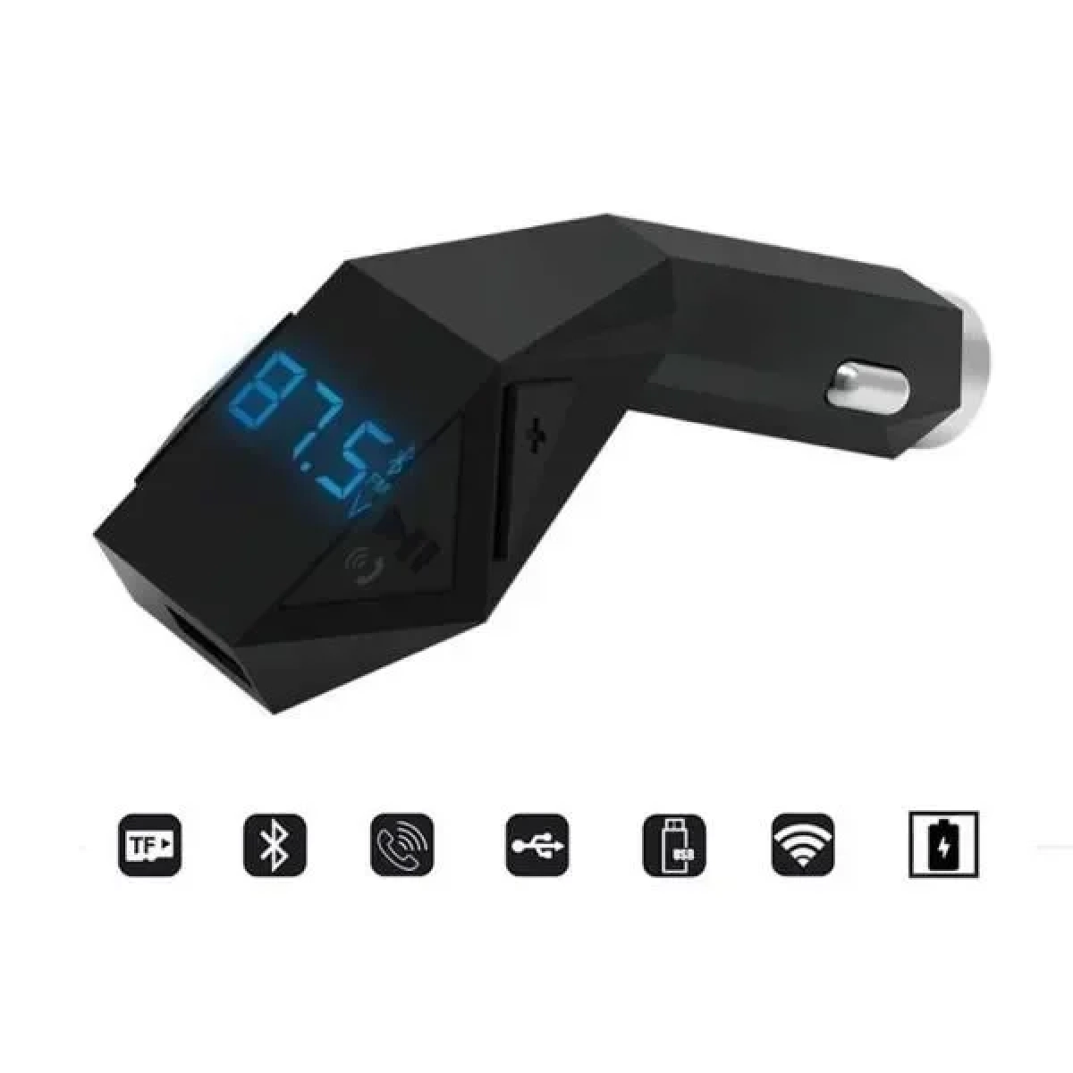 Wireless Car Kit FM Transmitter N8S, USB / SD & Φορτιστής Αυτοκινήτου με Μικρόφωνο
