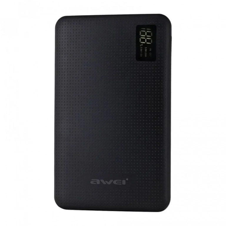 Power Bank Awei P56K 30000 mAh, σε μαύρο χρώμα