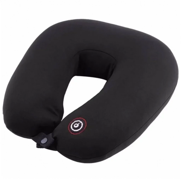 Guee Massager- Μαξιλάρι αυχένα με δόνηση, σε μαύρο χρώμα