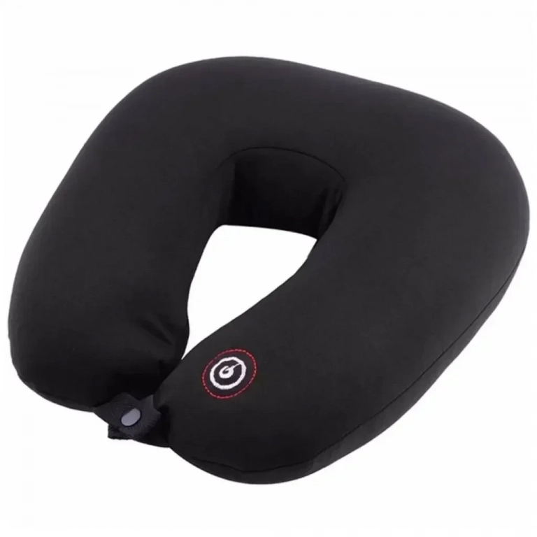 Guee Massager- Μαξιλάρι αυχένα με δόνηση, σε μαύρο χρώμα